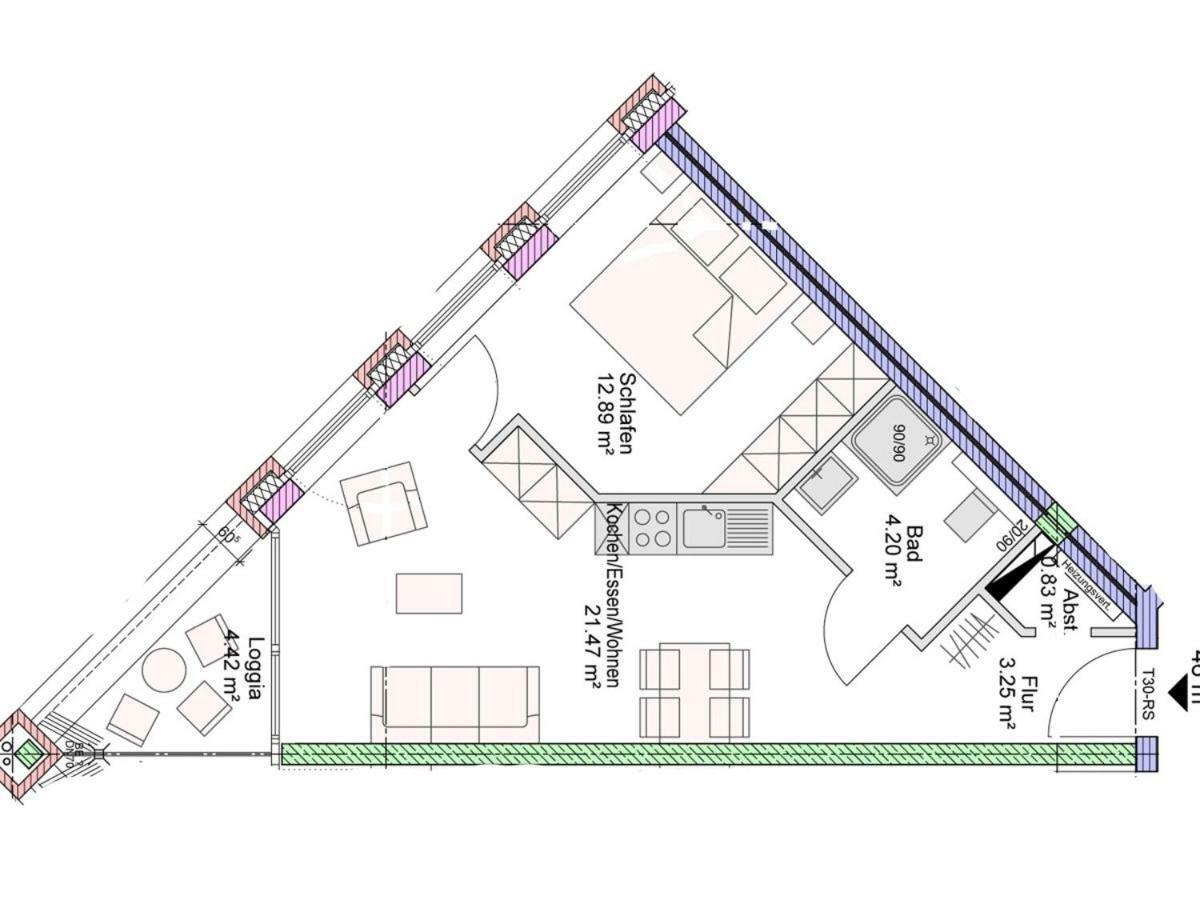 Ferienwohnung Koralle - Am Wasser Bremerhaven Eksteriør billede